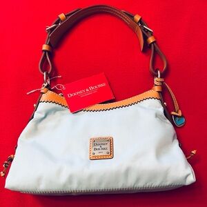 Dooney & Bourke Lt Blue Mini East/West Slouch Bag Purse Handbag NWT $175